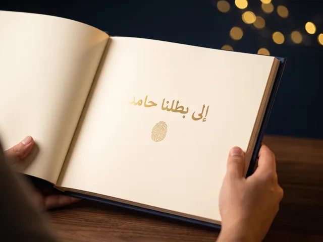 إهداء مميز — صفحة إهداء مطبوعة بحروف ذهبية باسم الطفل