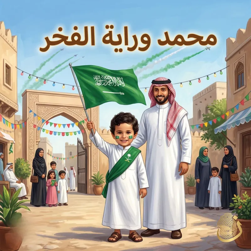 غلاف نموذج «محمد وراية الفخر»